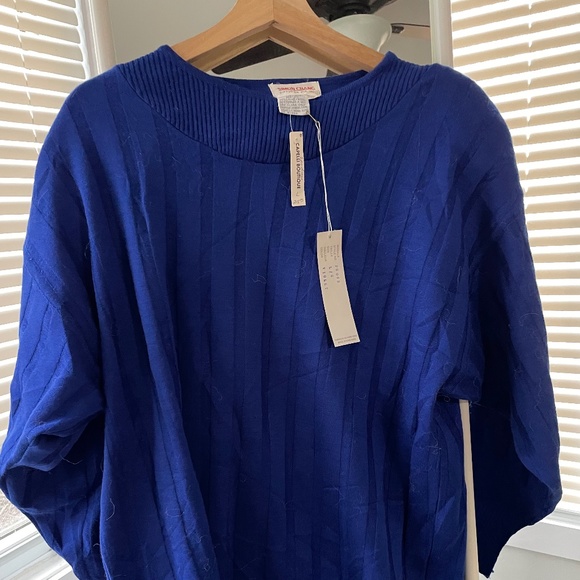 Simon Chang Vintage blue sweater - Picture 1 of 4